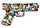 HJ311K Пистолет детский металлический 3 в 1, 3 вида патронов, фото 3