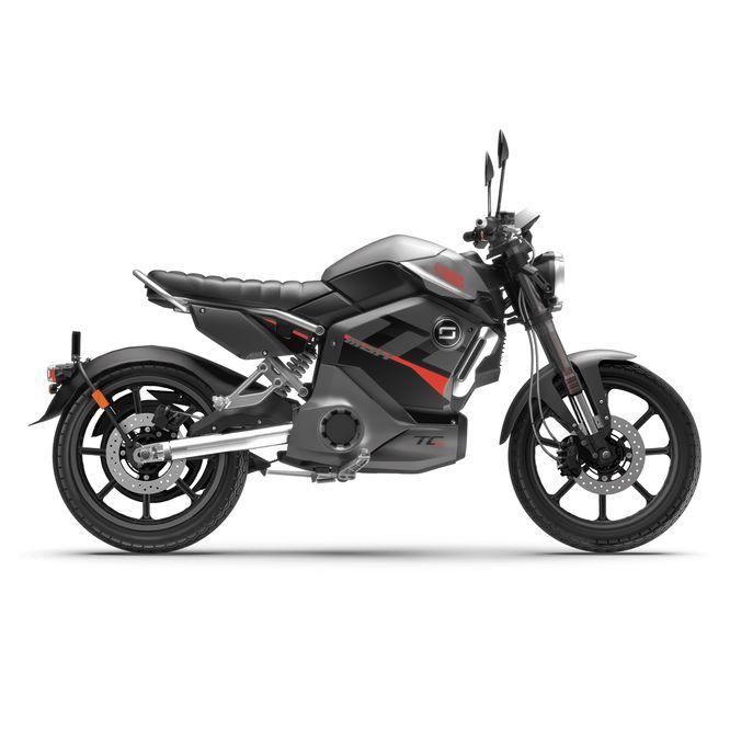 Электромотоцикл WHITE SIBERIA SUPER SOCO TC MAX 2023 (Черный-красный) - фото 3 - id-p216622425