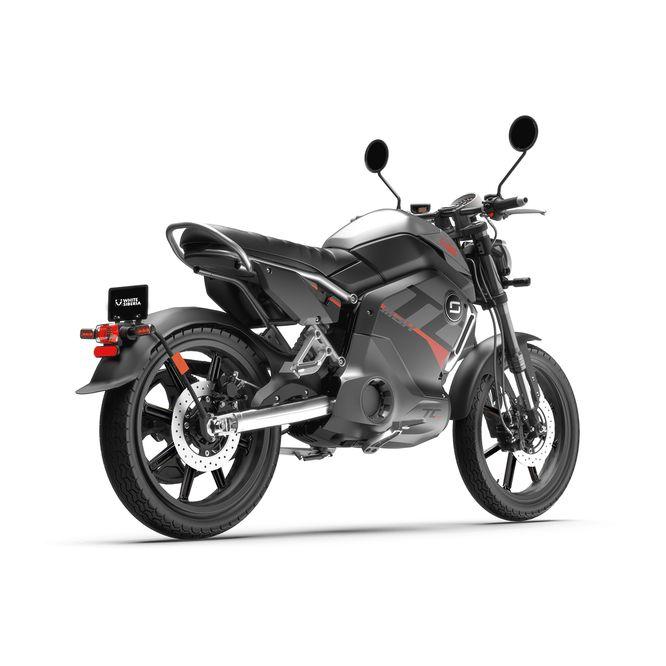Электромотоцикл WHITE SIBERIA SUPER SOCO TC MAX 2023 (Черный-красный) - фото 4 - id-p216622425