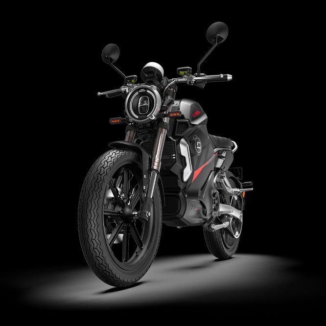 Электромотоцикл WHITE SIBERIA SUPER SOCO TC MAX 2023 (Черный-красный) - фото 5 - id-p216622425