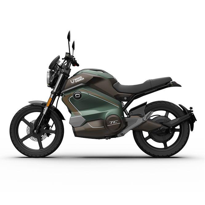 Электромотоцикл WHITE SIBERIA SUPER SOCO TC WANDERER 2023 (Зеленый) - фото 3 - id-p216622430