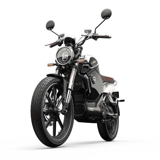 Электромотоцикл WHITE SIBERIA SUPER SOCO TC 2023 (Черный) - фото 2 - id-p216622431