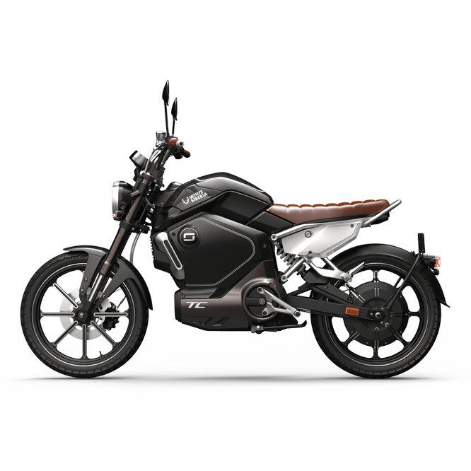 Электромотоцикл WHITE SIBERIA SUPER SOCO TC 2023 (Черный) - фото 4 - id-p216622431