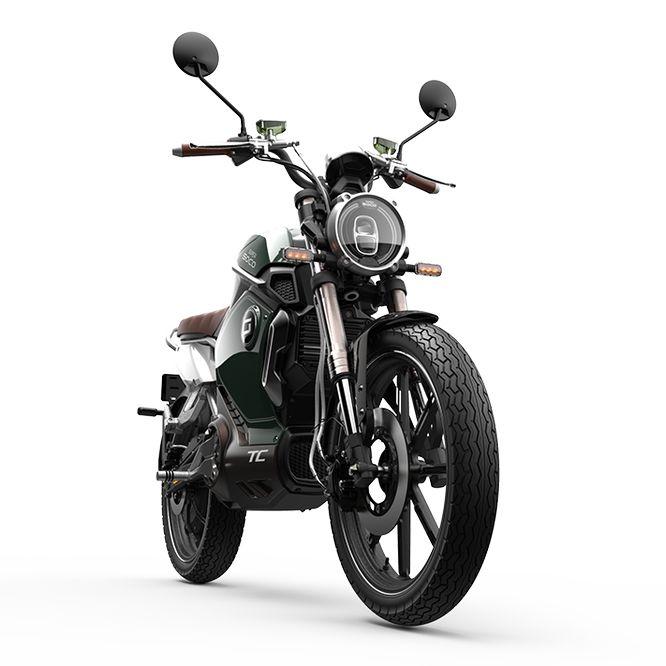 Электромотоцикл WHITE SIBERIA SUPER SOCO TC 2023 (Зеленый) - фото 3 - id-p216622432