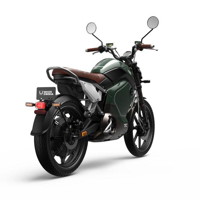 Электромотоцикл WHITE SIBERIA SUPER SOCO TC 2023 (Зеленый) - фото 6 - id-p216622432