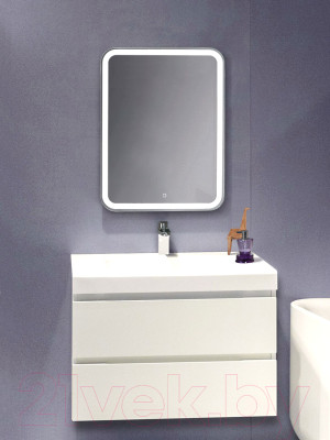 Шкаф с зеркалом для ванной Silver Mirrors Фиджи 50 / LED-00002362 - фото 5 - id-p216623362