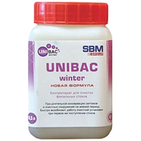 Биоактиватор UNIBAC-winter для использования при длительной консервации септиков и систем локальной