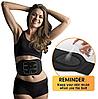 Массажер электрический миостимулятор живота EMS Abdominal Toning Belt для мужчин и женщин (8 режимов, 19, фото 6