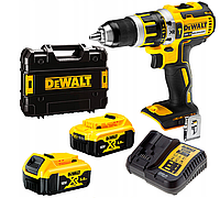 Дрель-Шуруповерт DeWALT DCD795P2T 60 Нм бесщеточный аккумуляторный 2x5Ah с ударом