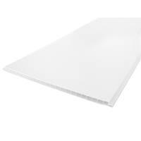 Панели ПВХ Альянс Белый 3.3 м х 0.25 м.