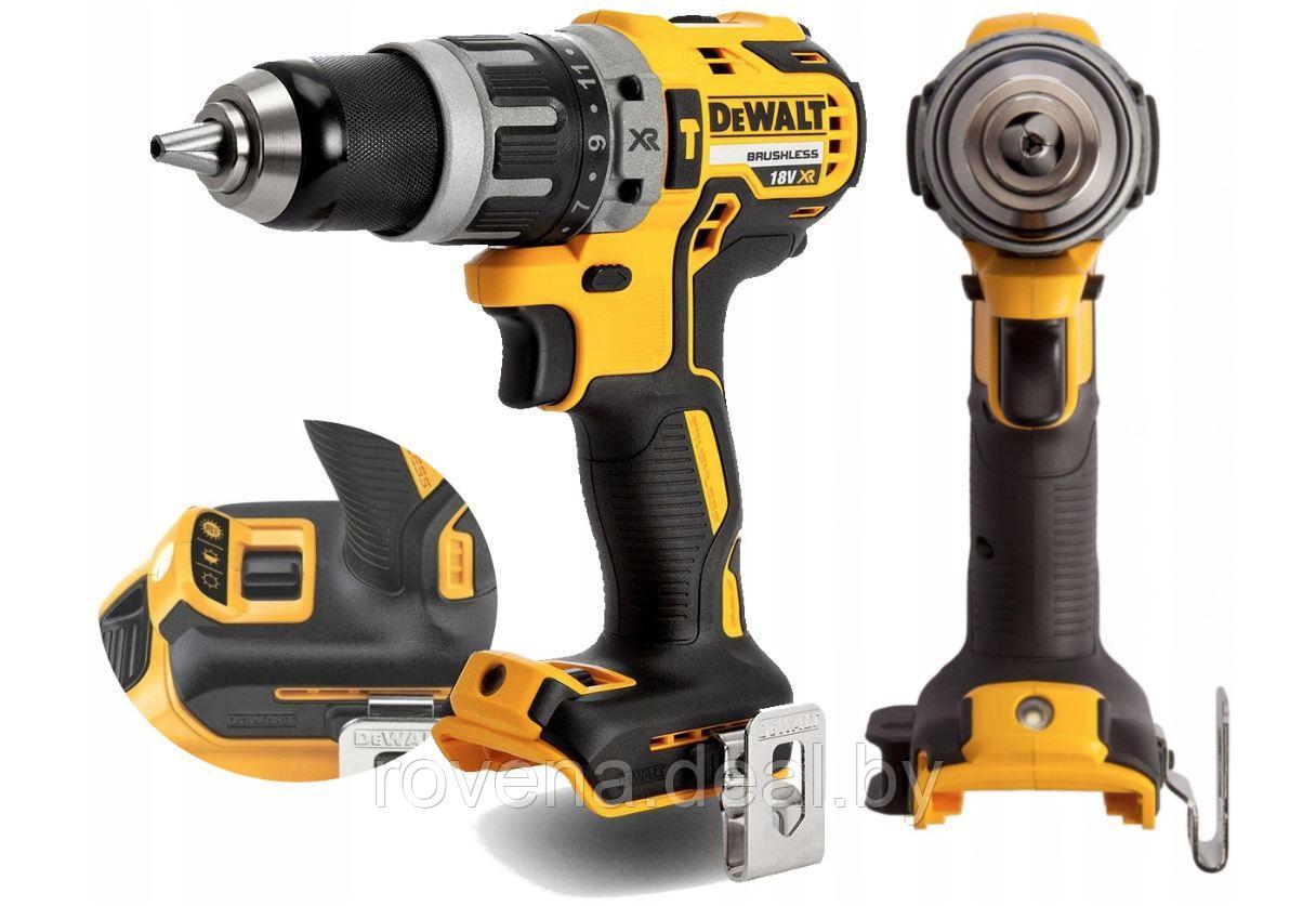 Дрель-Шуруповерт DeWALT DCD796P2T 70 Нм бесщеточный аккумуляторный 2x5Ah с ударом - фото 3 - id-p216631288