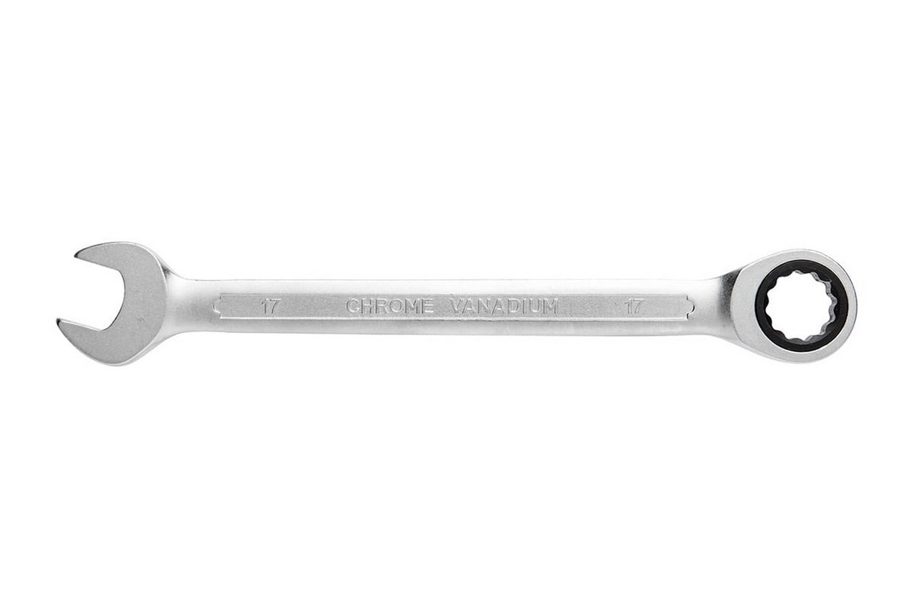 HOEGERT Ключ комбинированный трещоточный 10 мм, 72T, сталь CrV - HT1R010 - фото 1 - id-p216630813