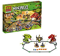 Конструктор Нинзяго NINJAGO Змеиная арена 409 дет.,Bela 9758 аналог лего 9456