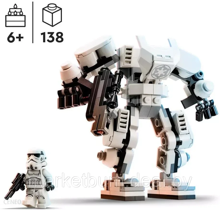 Конструктор LEGO Star Wars 75370, Робот Штурмовик - фото 2 - id-p216633842