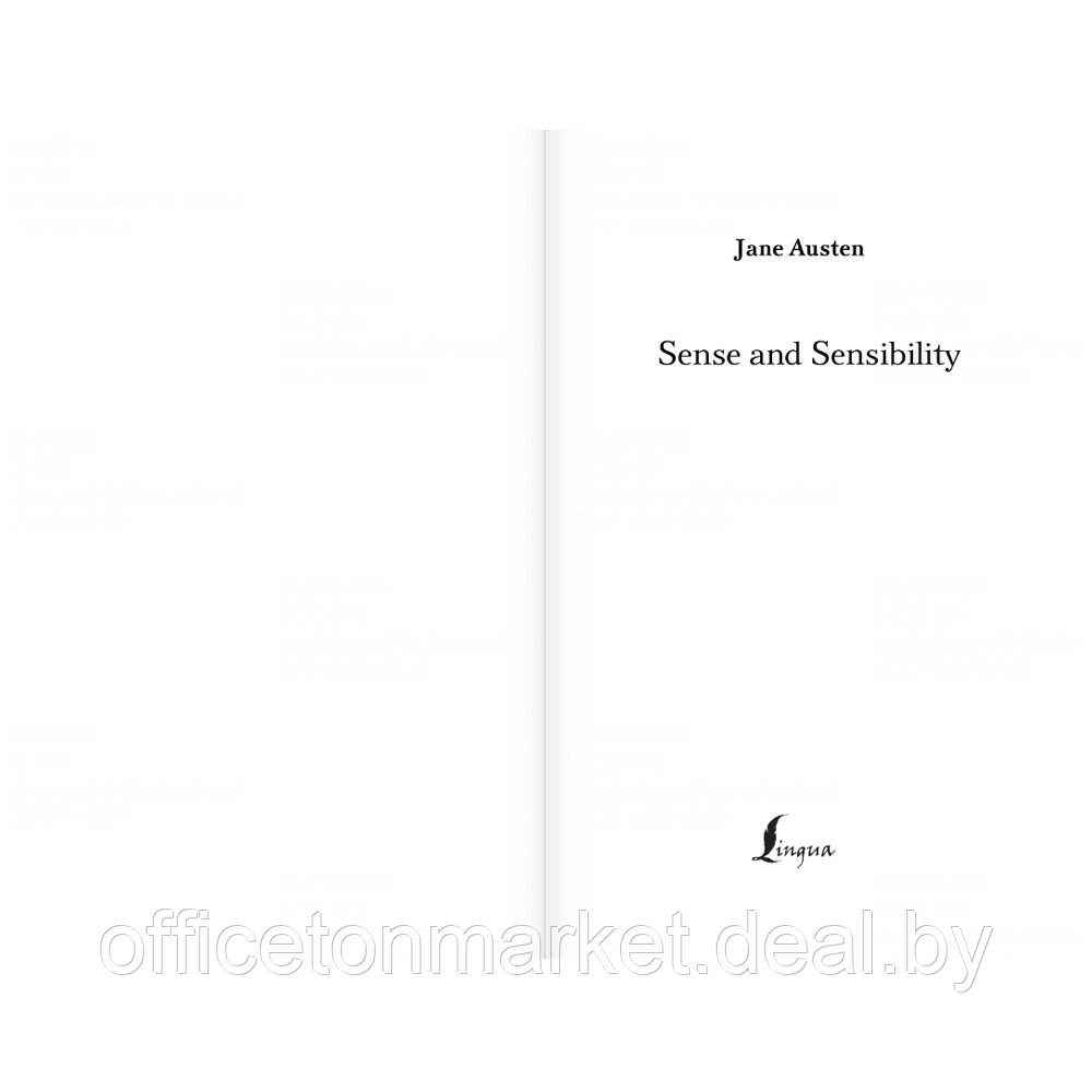 Книга на английском языке "Sense and Sensibility", Остин Дж. - фото 4 - id-p216626860