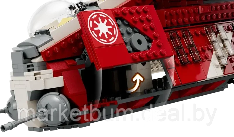 Конструктор LEGO Star Wars 75354, Канонерская лодка Корусканской гвардии - фото 10 - id-p216636151