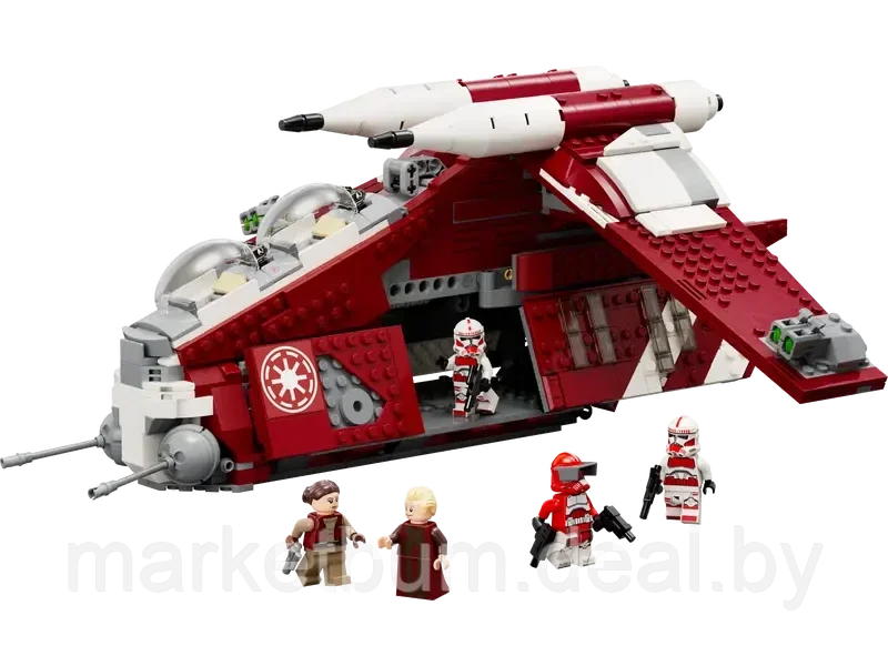 Конструктор LEGO Star Wars 75354, Канонерская лодка Корусканской гвардии - фото 3 - id-p216636151