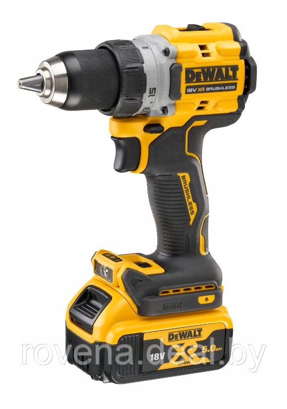 Ударная дрель-шуруповерт 18В 2х5Ач 90Нм DeWALT DCD800P2T - фото 3 - id-p216635988