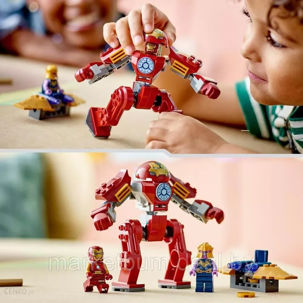 Конструктор LEGO Marvel 76263, Железный человек против Халкбастера Танос - фото 7 - id-p216633571