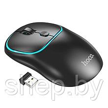 Мышь беспроводная Hoco DI47 (Bluetooth,аккумулятор,подсветка) цвет: черный
