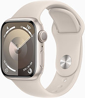 Apple Apple Watch Series 9 GPS 45mm Starlight Aluminum Case with Starlight Sport Band (MR973)