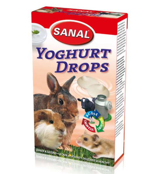 Лакомство для грызунов Sanal Yoghurt Drops с йогуртом