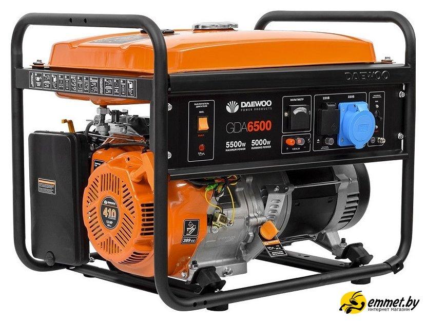 Бензиновый генератор Daewoo Power GDA 6500 - фото 1 - id-p216637930