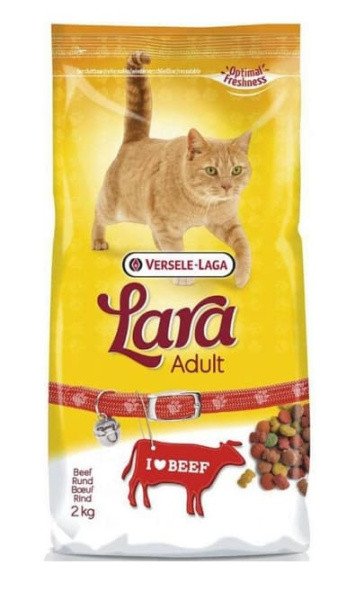 Сухой корм для кошек LARA (говядина) 10 кг - фото 1 - id-p216637700