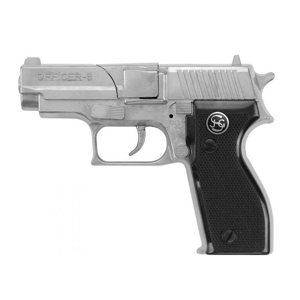 Игрушечное оружие (металл) Пистолет Officer-8 15.5 см для пистонов, арт. 1070481F - фото 1 - id-p216638425