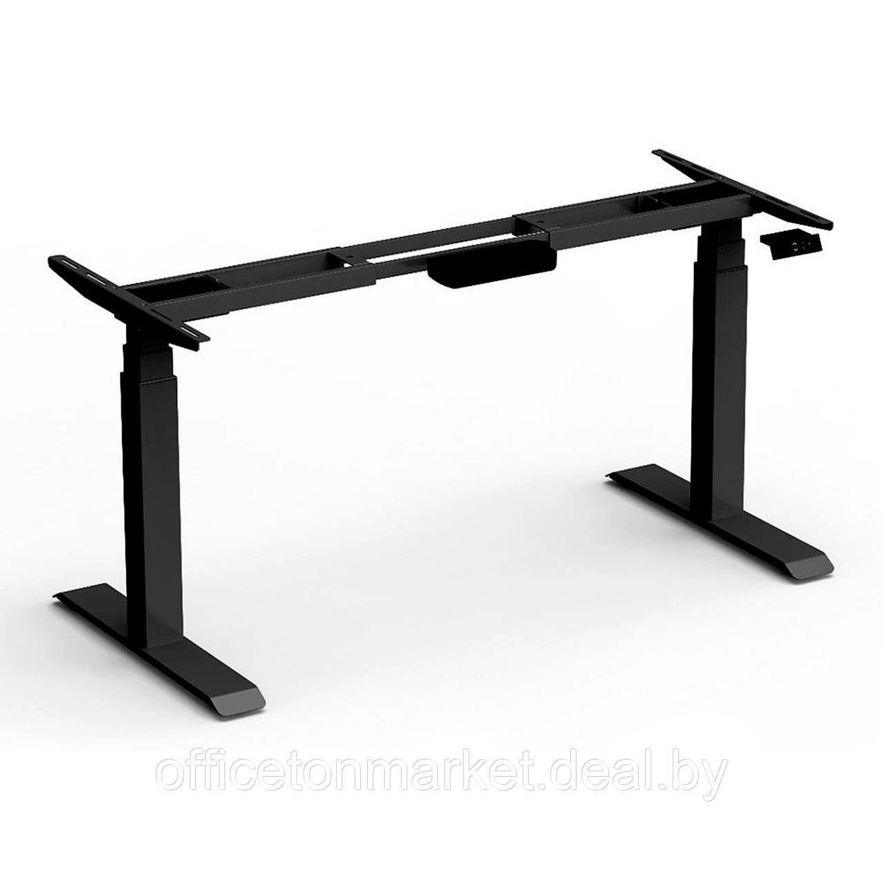 Каркас стола с электроприводом двухмоторный с Bluetooth AOKE "AK2YJYT-YDZF3-HE.BL", черный - фото 1 - id-p215426708