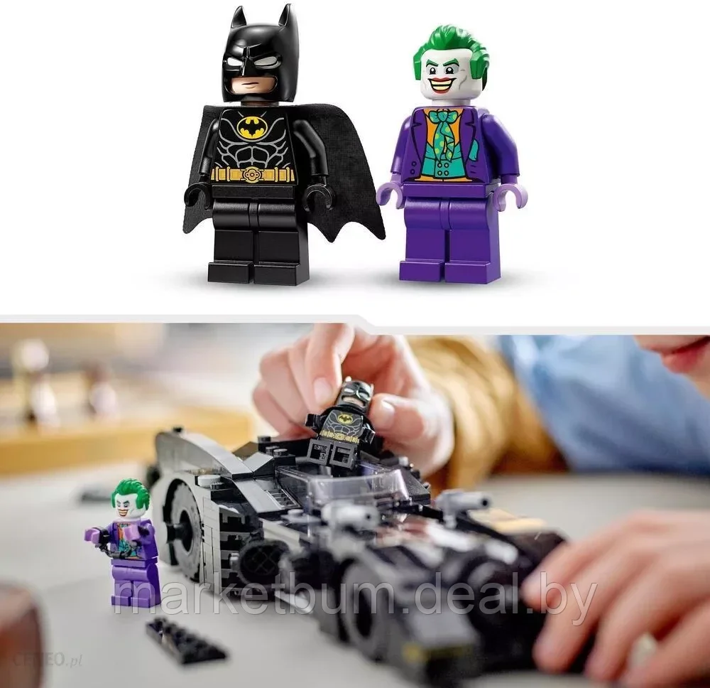 LEGO DC Batman 76224, Бэтмобиль: Бэтмен в погоне за Джокером - фото 6 - id-p216638640