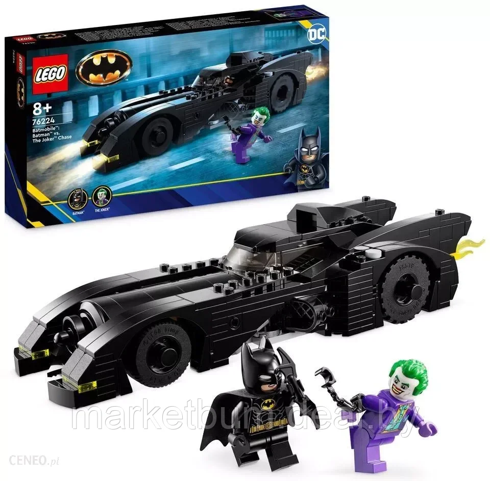 LEGO DC Batman 76224, Бэтмобиль: Бэтмен в погоне за Джокером - фото 1 - id-p216638640