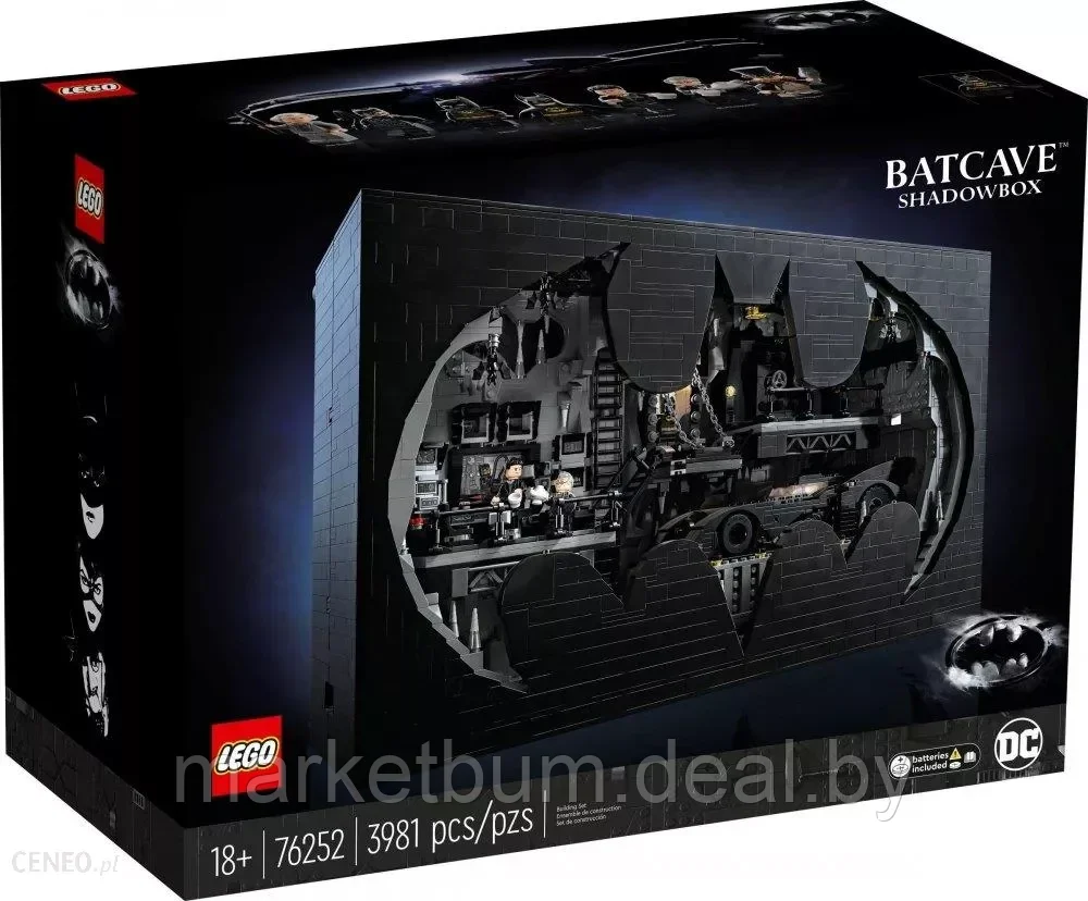 LEGO DC Batman 76252, Бэтпещера в рамке - фото 2 - id-p216638776