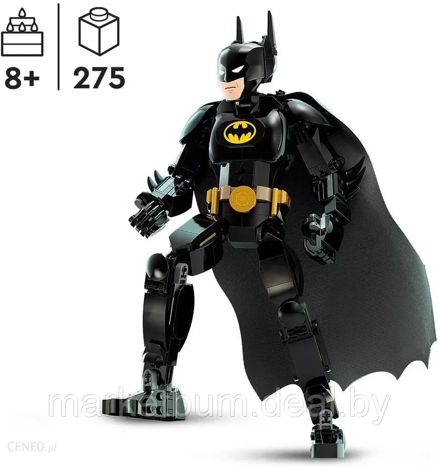 Конструктор LEGO DC 76259, Сборная фигурка Бэтмена. - фото 2 - id-p216638862