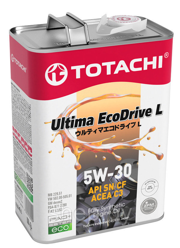 Моторное масло TOTACHI Ultima Eco Drive L 5W-30 4L - фото 1 - id-p216638899