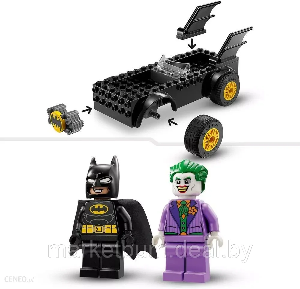 LEGO DC Batman 76264, Погоня на Бэтмобиле: Бэтмен против Джокера - фото 5 - id-p216638900