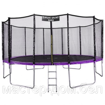 Батут Atlas Sport 490 см (16ft)- 6 Basic PURPLE, фото 2