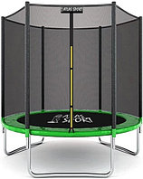 Батут Atlas Sport 183 см с внешней сеткой без лестницы GREEN