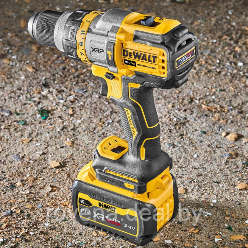 Бесщеточная ударная дрель-шуруповерт DEWALT DCD999Х1 18V 126Nm FLEXVOLT ADVANTAGE - фото 5 - id-p216640384