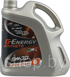 Моторное масло G-Energy Synthetic Super Start 5W-30 4L