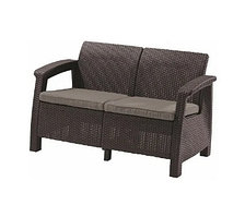 Диван садовый Keter CORFU II LOVE SEAT brown