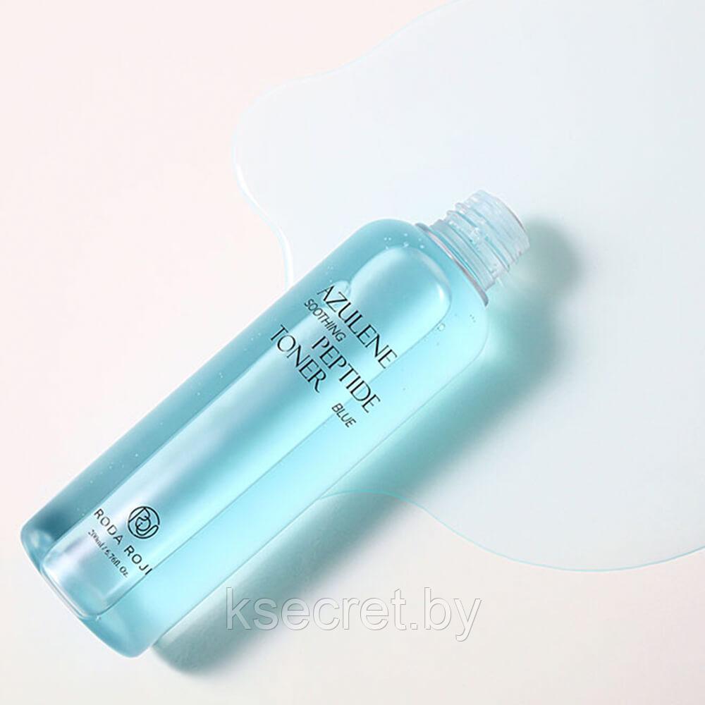 Успокаивающий тоник с азуленом и пептидами RODA ROJI Azulene Soothing Peptide Toner, 200 МЛ - фото 3 - id-p216644127