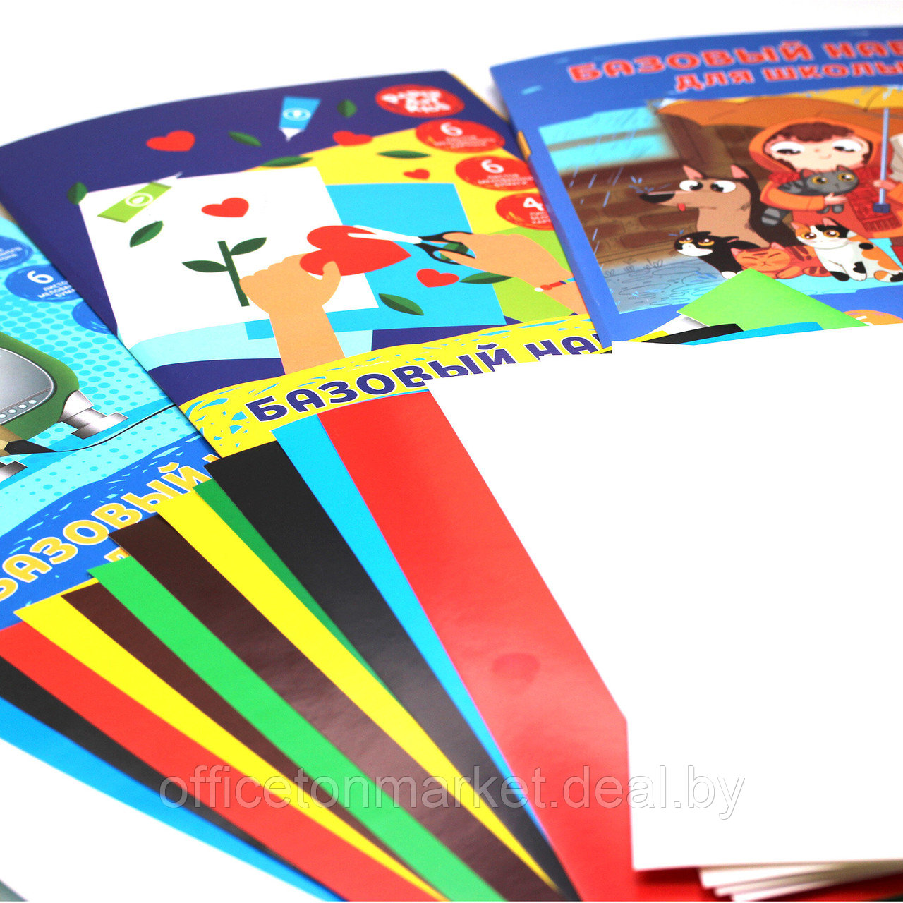 Набор картона и цветной бумаги "Своими руками", А4, 16 листов - фото 3 - id-p216641308