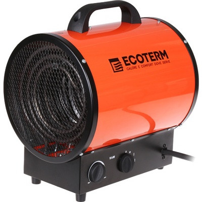 Нагреватель воздуха электр. Ecoterm EHR-09/3E (пушка, 9 кВт, 380 В, термостат) - фото 1 - id-p216642525