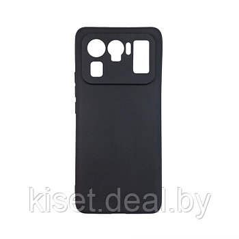 Силиконовый чехол KST SC для Xiaomi Mi 11 Ultra черный матовый