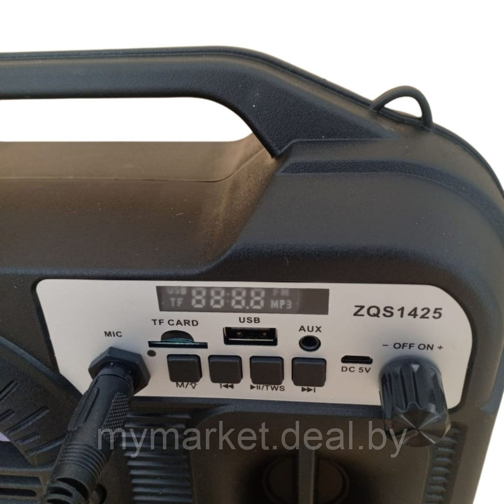 Колонка музыкальная портативная Bluetooth с микрофоном ZQS 1425 - фото 8 - id-p216644152