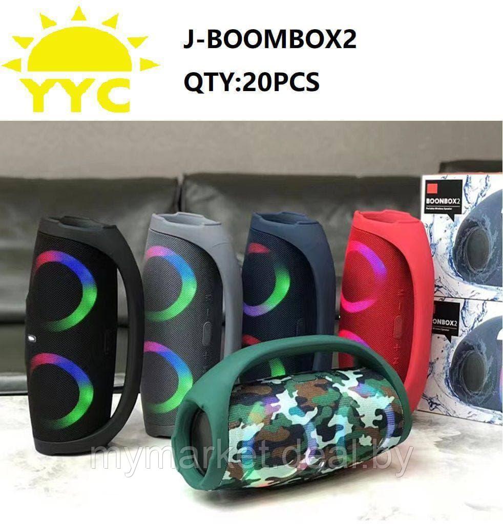Колонка музыкальная портативная Bluetooth JBL BOOM BOX 2 (реплика) - фото 1 - id-p216644153