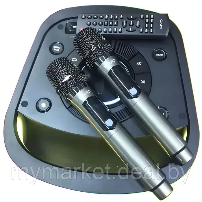 Портативная напольная беспроводная колонка Bluetooth MIVO MD-801 с микрофоном - фото 5 - id-p216644157