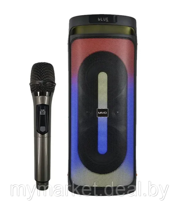 Портативная напольная беспроводная колонка Bluetooth MIVO MD-652 с микрофоном - фото 5 - id-p216644159