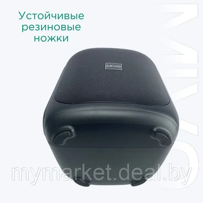 Портативная напольная беспроводная колонка Bluetooth MIVO MD-165 с микрофоном - фото 6 - id-p216644162